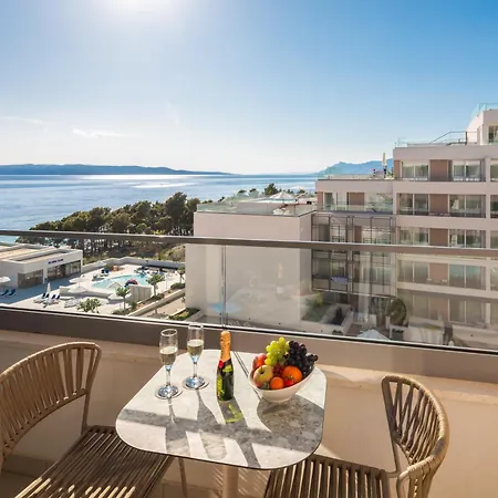 Aminess Laurel Khalani Hotel Makarska Room photo View from the hotel